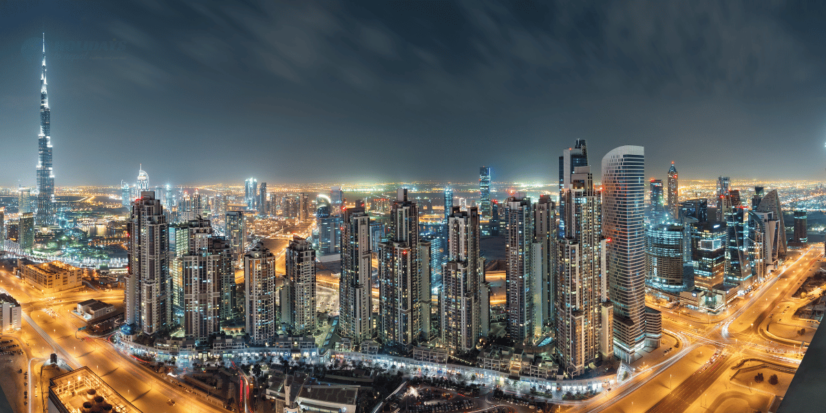 Dubai at Night Image